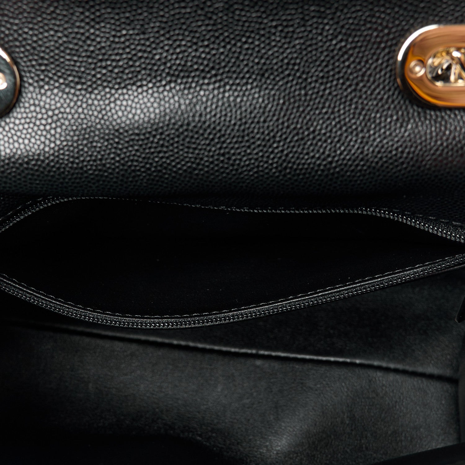Chanel Caviar Quilted Mini Retro Twist Top Handle Flap Black 6 of 13