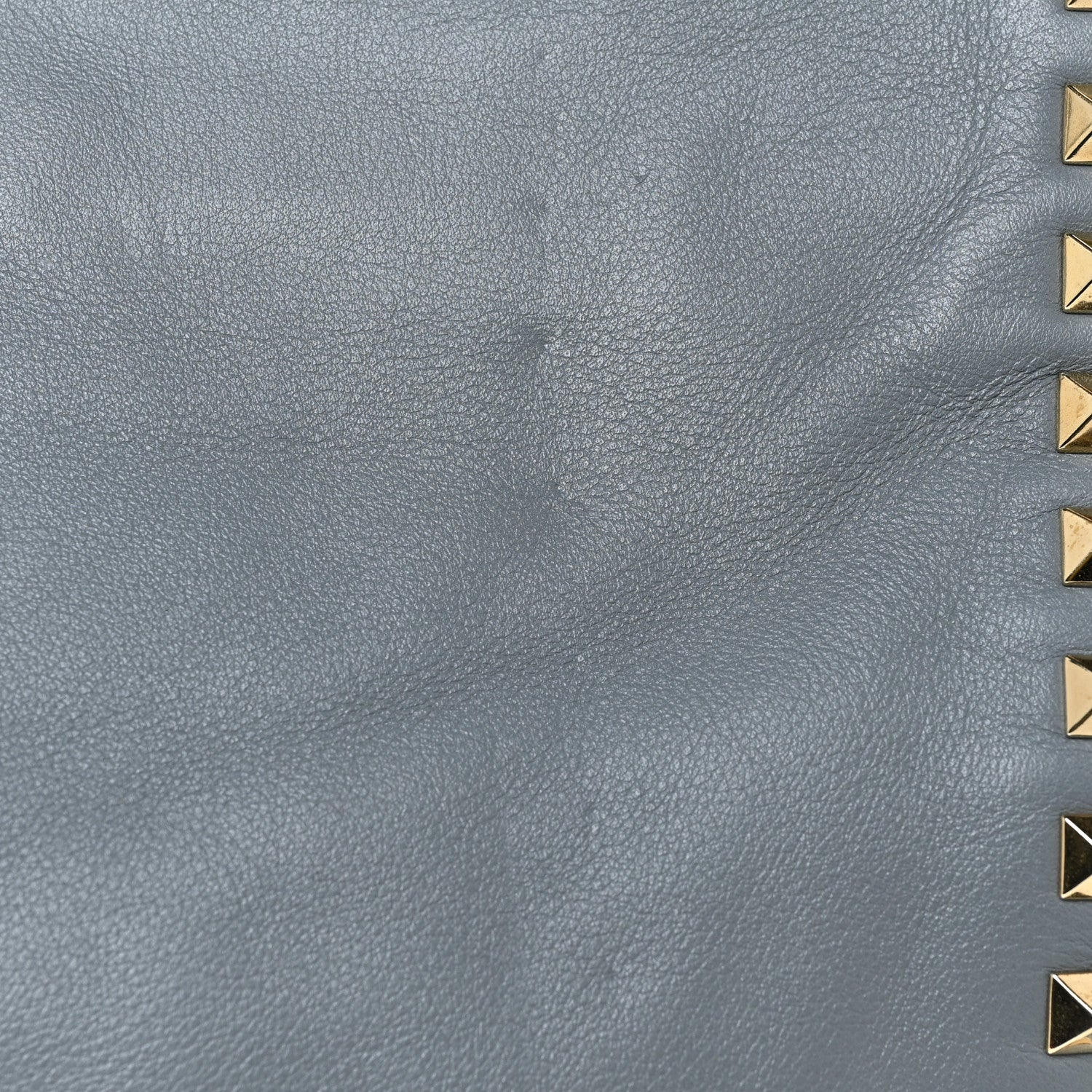 Valentino Garavani Vitello Medium Rockstud Tote London Stone 18 of 23