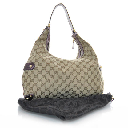 Gucci Monogram Horsebit Chain Hobo 3 of 9