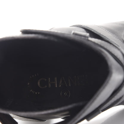 Chanel Calfskin Ankle Boots 41 Black 9 of 10