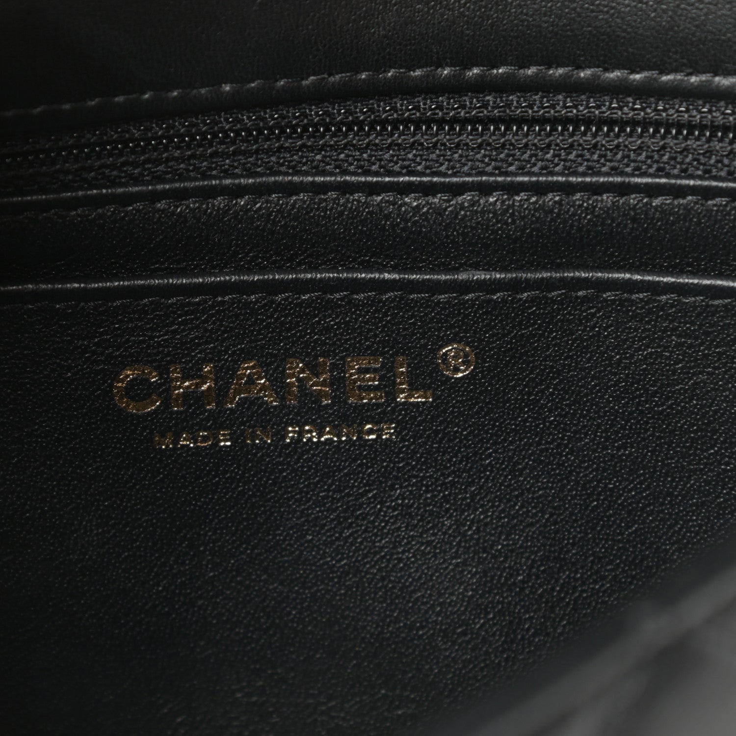 Chanel Lambskin Quilted Mini Rectangular Flap Black 6 of 15