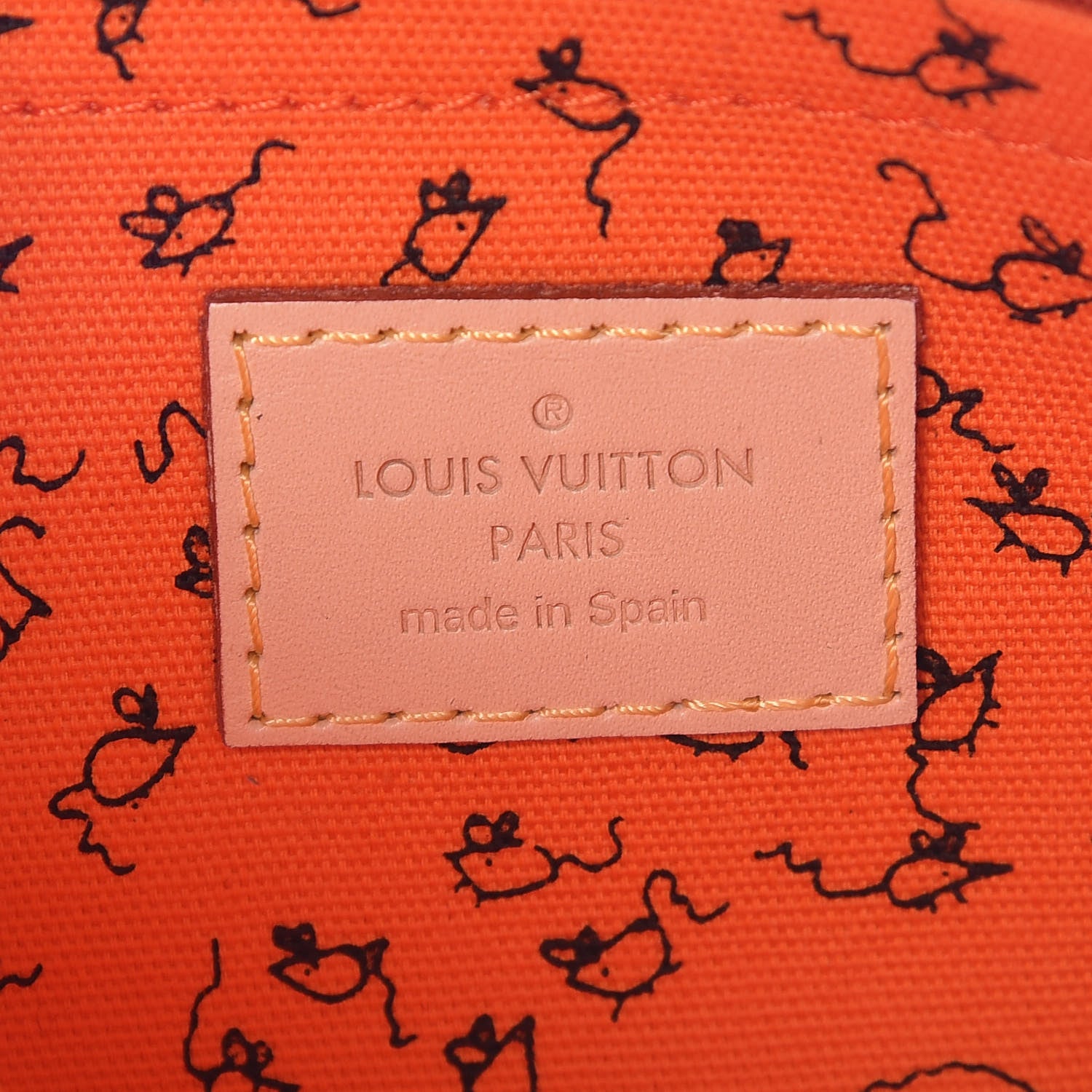 Louis Vuitton Catogram Neverfull MM GM Pochette Marron 6 of 7
