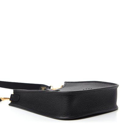Hermes Taurillon Clemence Evelyne TPM Black 4 of 11