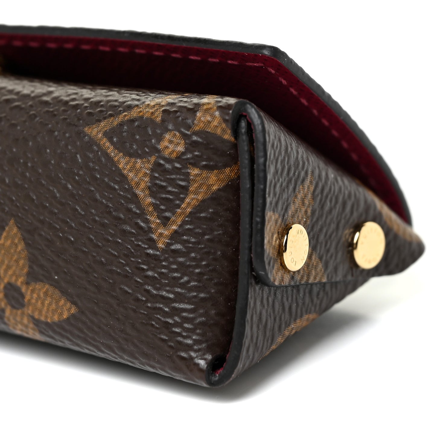 Monogram Lipstick Case Fuchsia