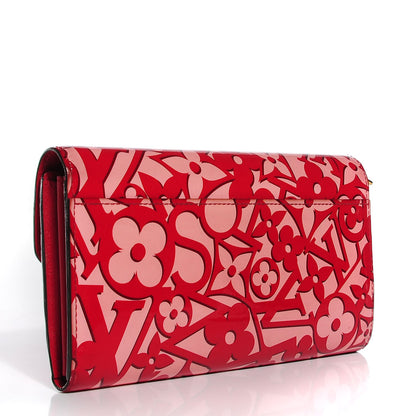 Louis Vuitton Patent Sweet Monogram Sarah Wallet Pomme D'Amour 2 of 7