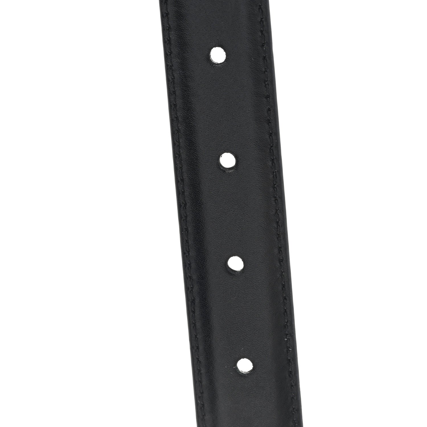 Celine Box Calfskin Small 18mm Triomphe Belt 80 32 Black 5 of 6