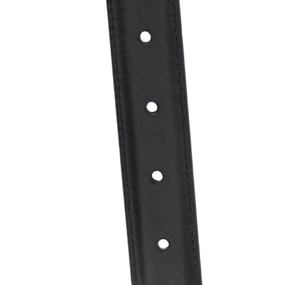 Celine Box Calfskin Small 18mm Triomphe Belt 80 32 Black 5 of 6