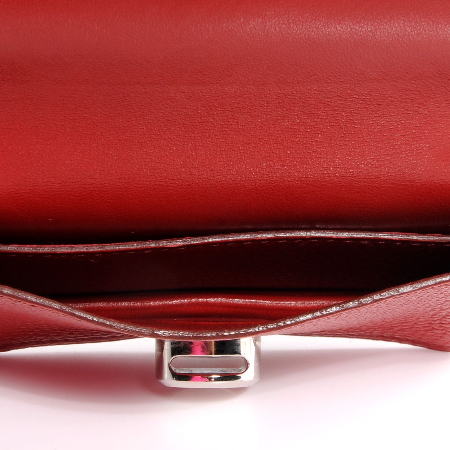 Hermes Togo Dogon Card Case Rouge Garance 7 of 7
