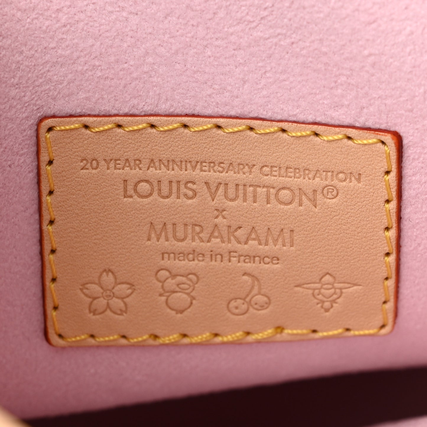 LV X TM Monogram Cherry Blossom Nano Bucket Sakura Brown