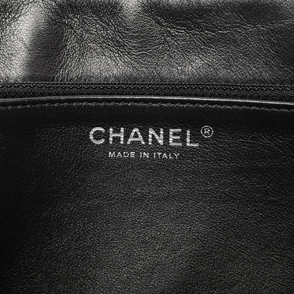 Chanel Vinyl Patent Lipstick Wristlet Wallet Black 12 of 13