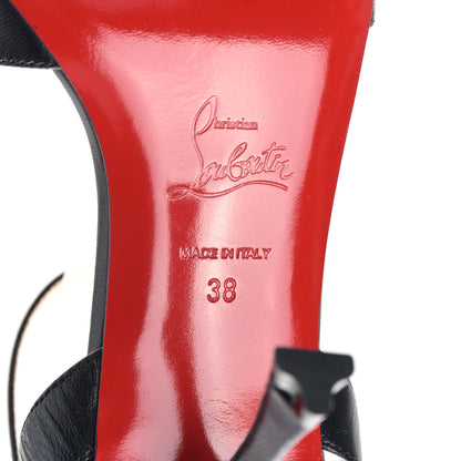 Christian Louboutin Kid Trezuma 85 Sandals 38 Black 6 of 7