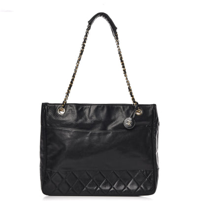 Chanel Lambskin Shopping Tote Black 1 of 11