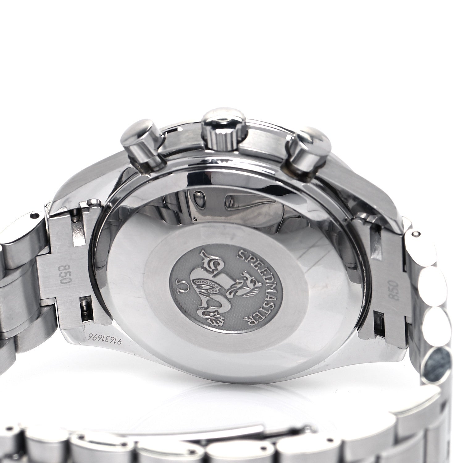 Omega Stainless Steel 39mm Speedmaster Date Olympic Series Automatic Watch White 3513.20.00 4 of 5