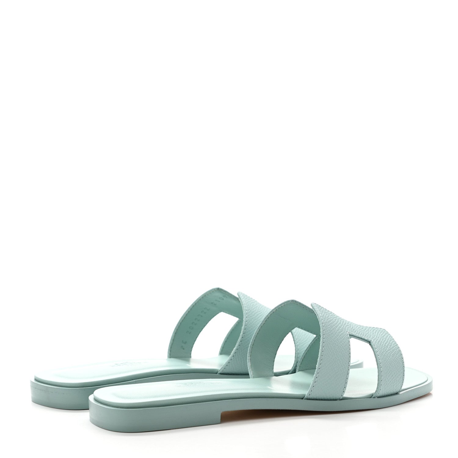 Hermes Epsom Oran Sandals 36 Vert Embrun 4 of 8