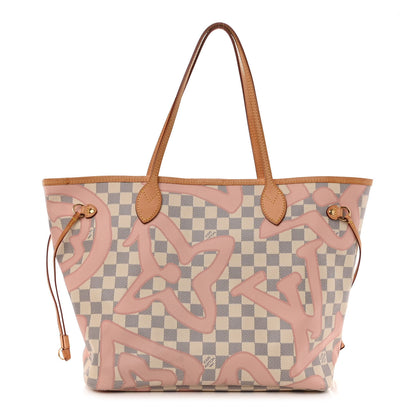 Louis Vuitton Damier Azur Tahitienne Neverfull MM 3 of 14