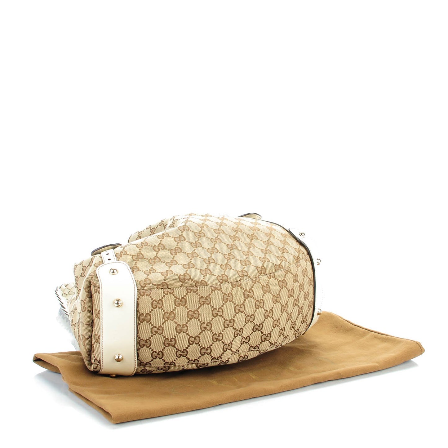 Monogram Small Pelham Shoulder Bag Off White