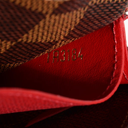 Louis Vuitton Damier Ebene Emilie Wallet Red 8 of 8