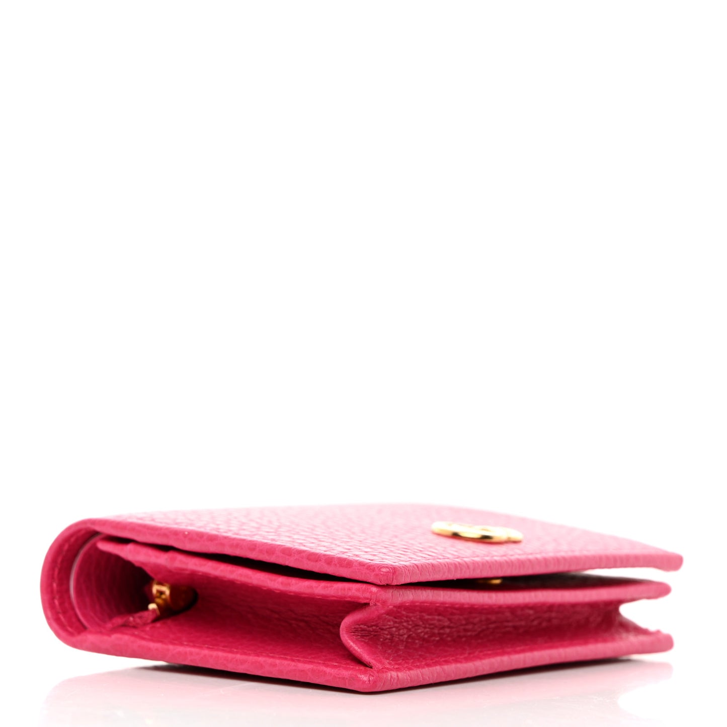 Dollar Calfskin GG Marmont Card Case Box Pink