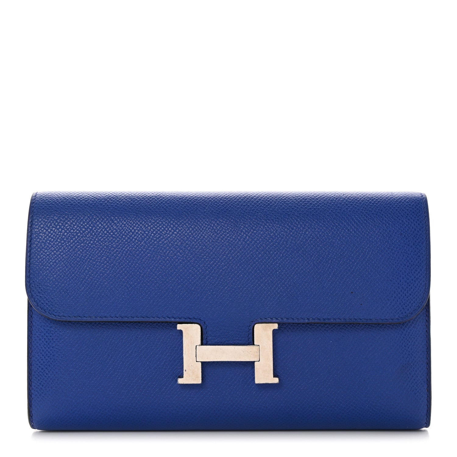 Hermes Epsom Constance Long Wallet Bleu Electrique 1 of 7