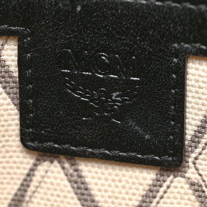 MCM Visetos Toni Shopper Tote Black 6 of 10