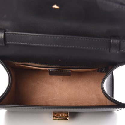 Gucci Calfskin Mini Sylvie Top Handle Bag Black 8 of 16