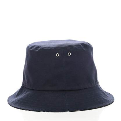 Christian Dior Polyester Cotton Oblique Teddy-D Brim Bucket Hat 58 13 of 16