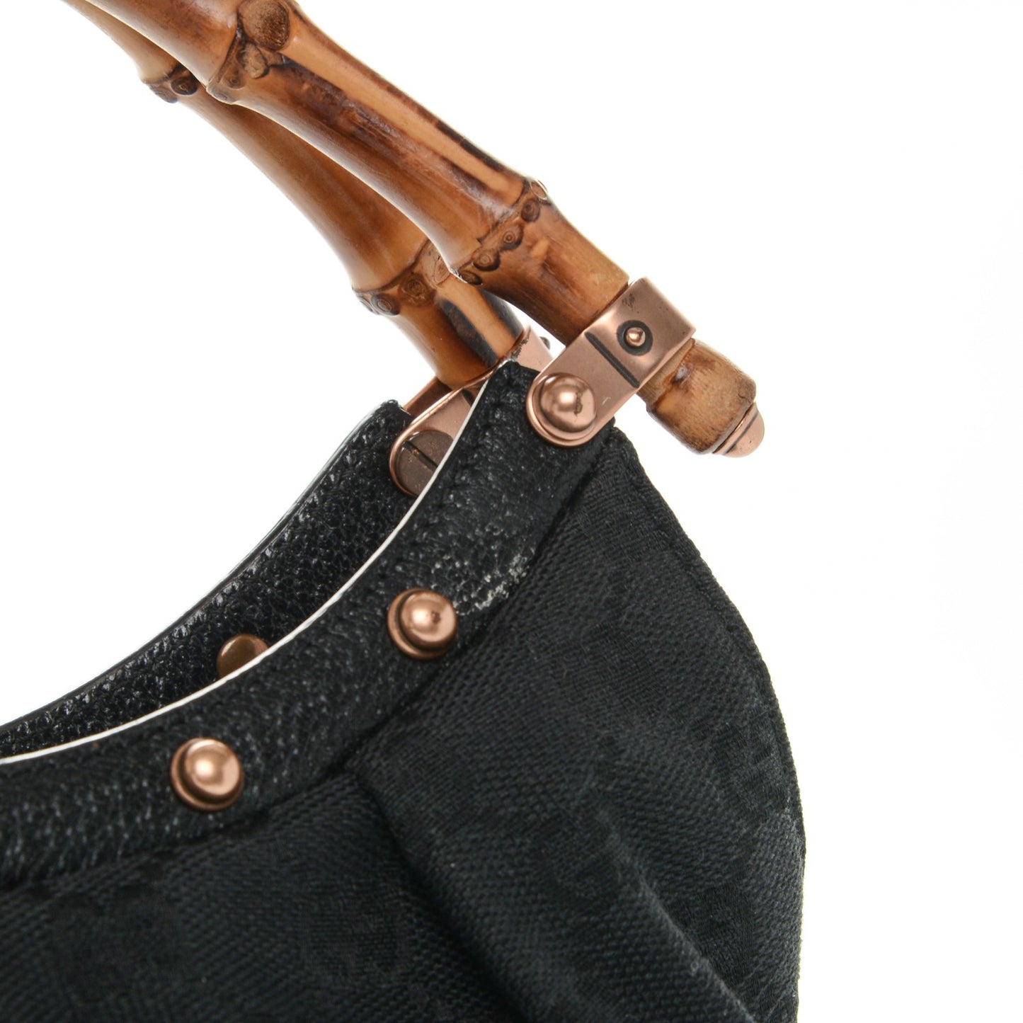 Monogram Bamboo Small Handbag Black