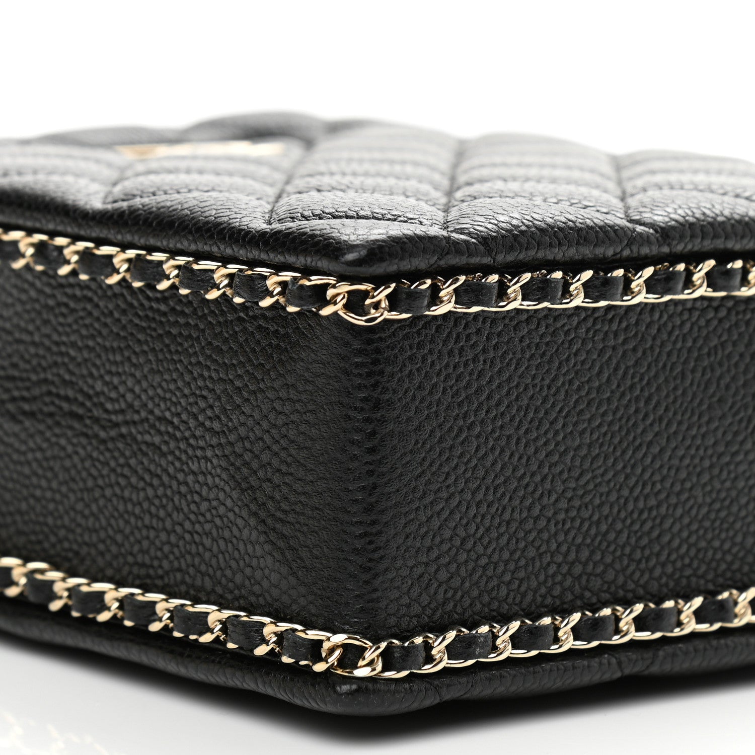Chanel Caviar Quilted Evening Box Bag Black 9 of 11