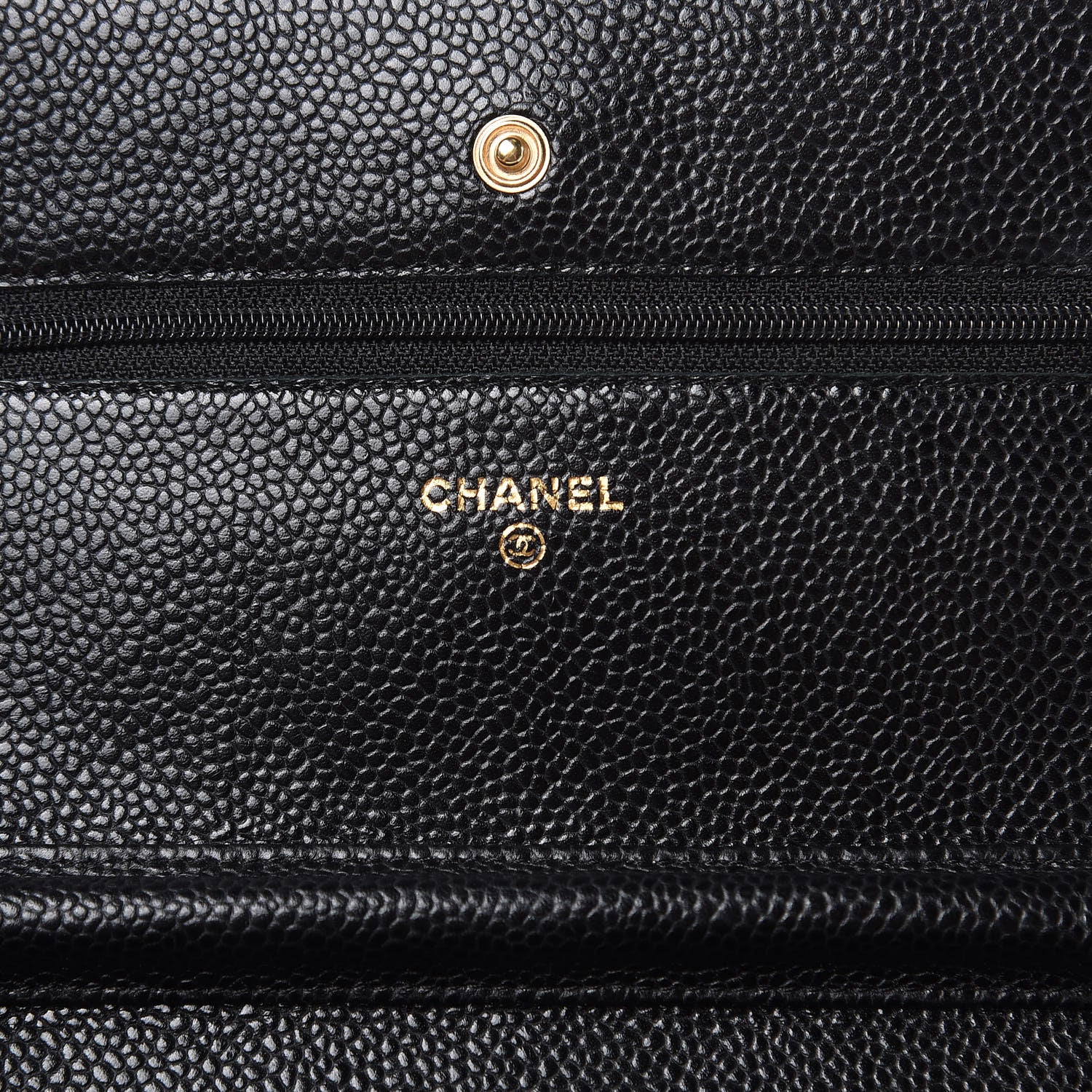 Chanel Caviar Quilted Wallet On Chain WOC Black 6 of 12