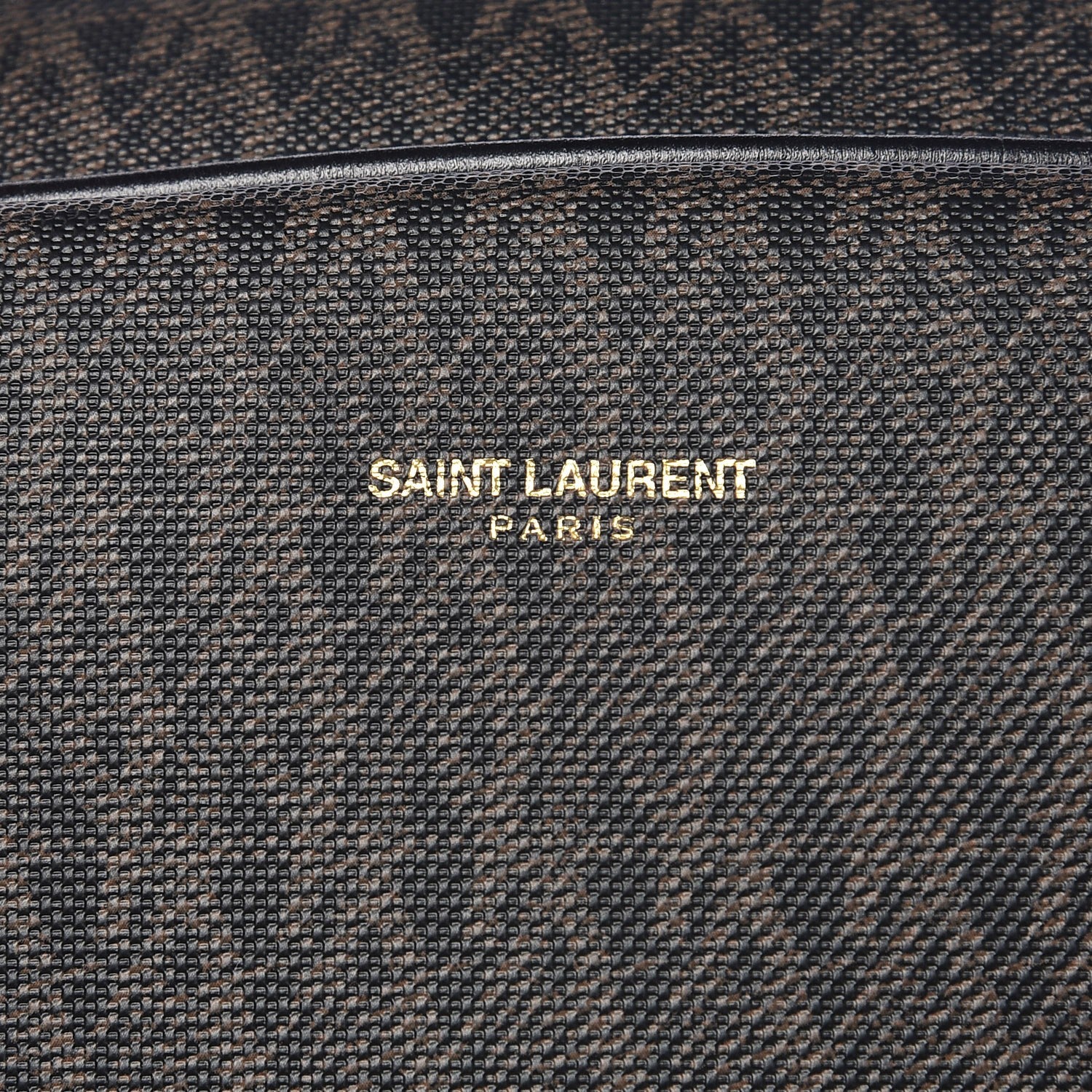 Saint Laurent Toile Classic Monogram Flat Briefcase Black 8 of 8
