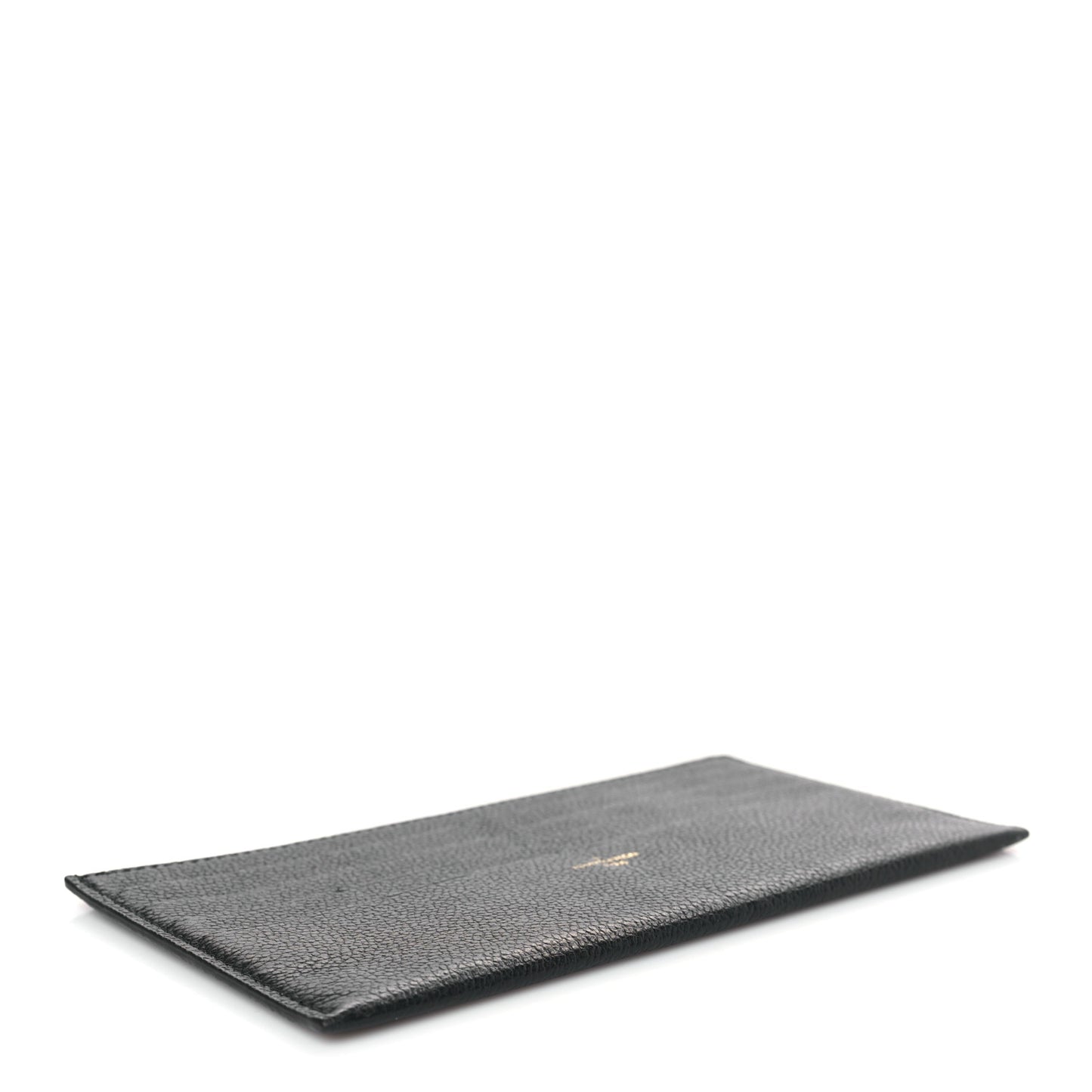Calfskin Felicie Chain Wallet Card Holder Insert Black