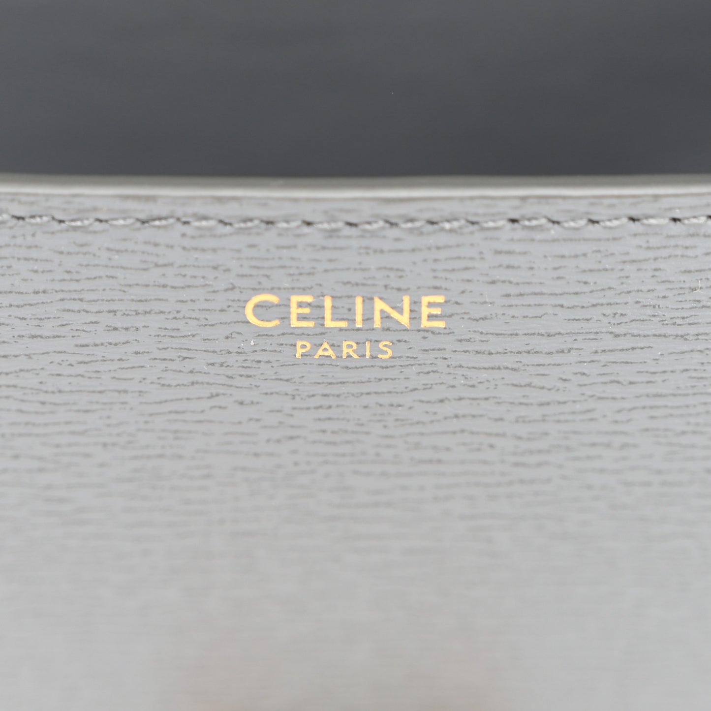 Liege Calfskin Medium Classic Box Flap Bag Grey