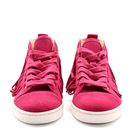 Christian Louboutin Suede Coachelito Flat Sneakers 35 Pink 2 of 12