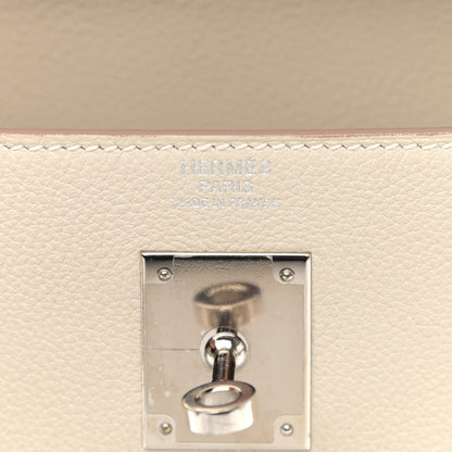 Hermes Togo Au Galop Kelly Retourne 32 Craie Rouge H Fauve Black 6 of 12