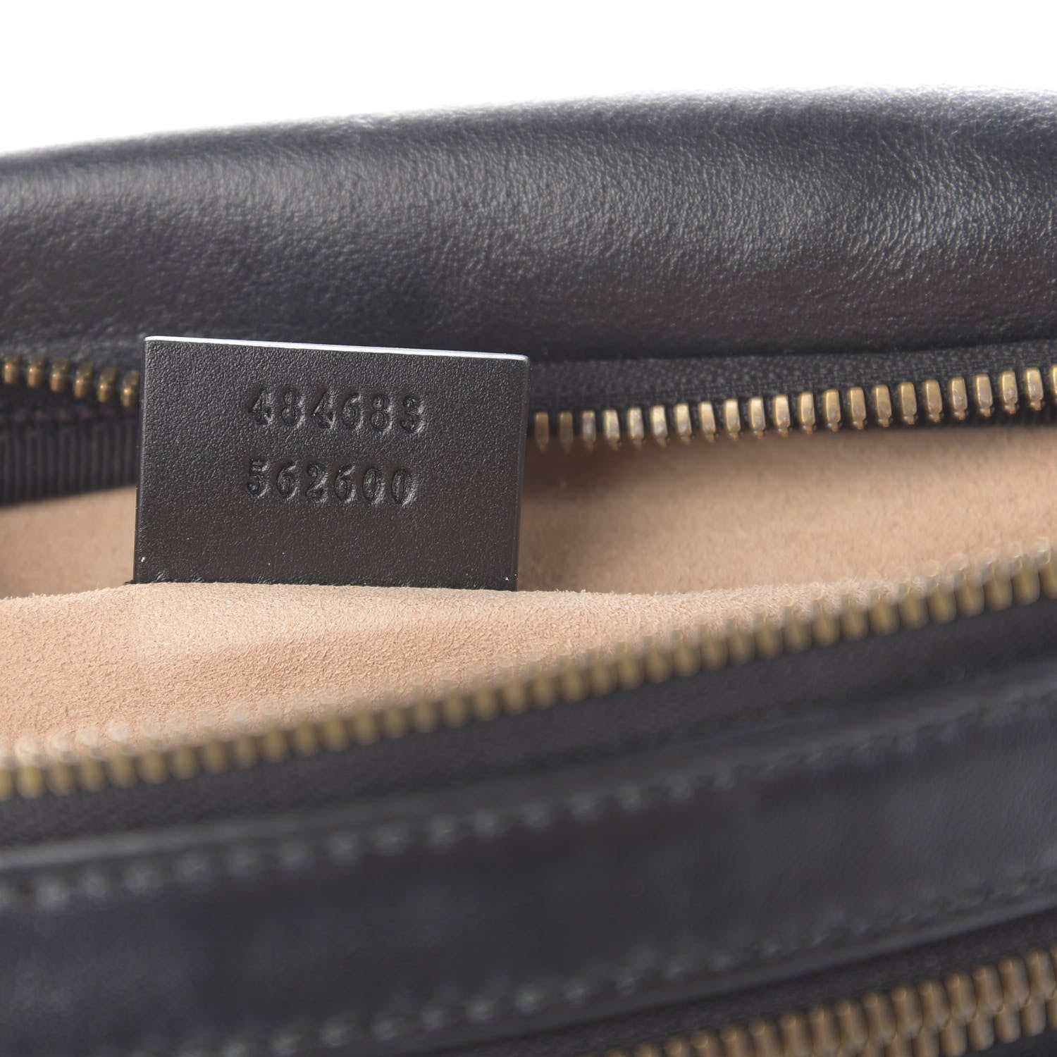 Gucci Calfskin Animal Studs Belt Bag Black 9 of 10