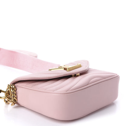 Louis Vuitton Calfskin New Wave Multi Pochette Rose Ballerine 4 of 10