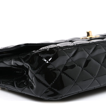 Chanel Patent Quilted Medium Double Flap Black 9 of 10