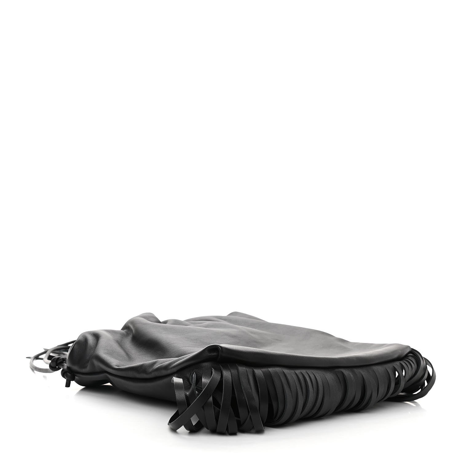 Bottega Veneta Nappa The Fringe Pouch Shoulder Bag Black 6 of 12