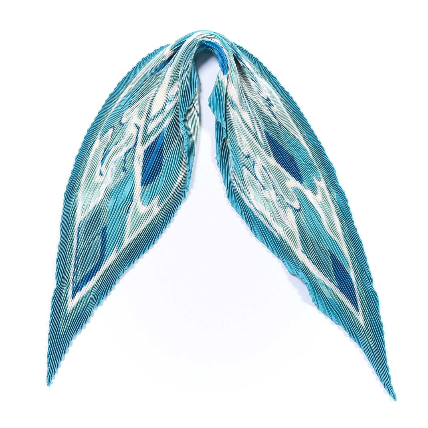 Hermes Silk Plisse Les Coupes Scarf 90 2 of 5