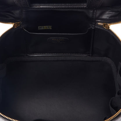 Chanel Caviar Vanity Cosmetic Case Black 6 of 9