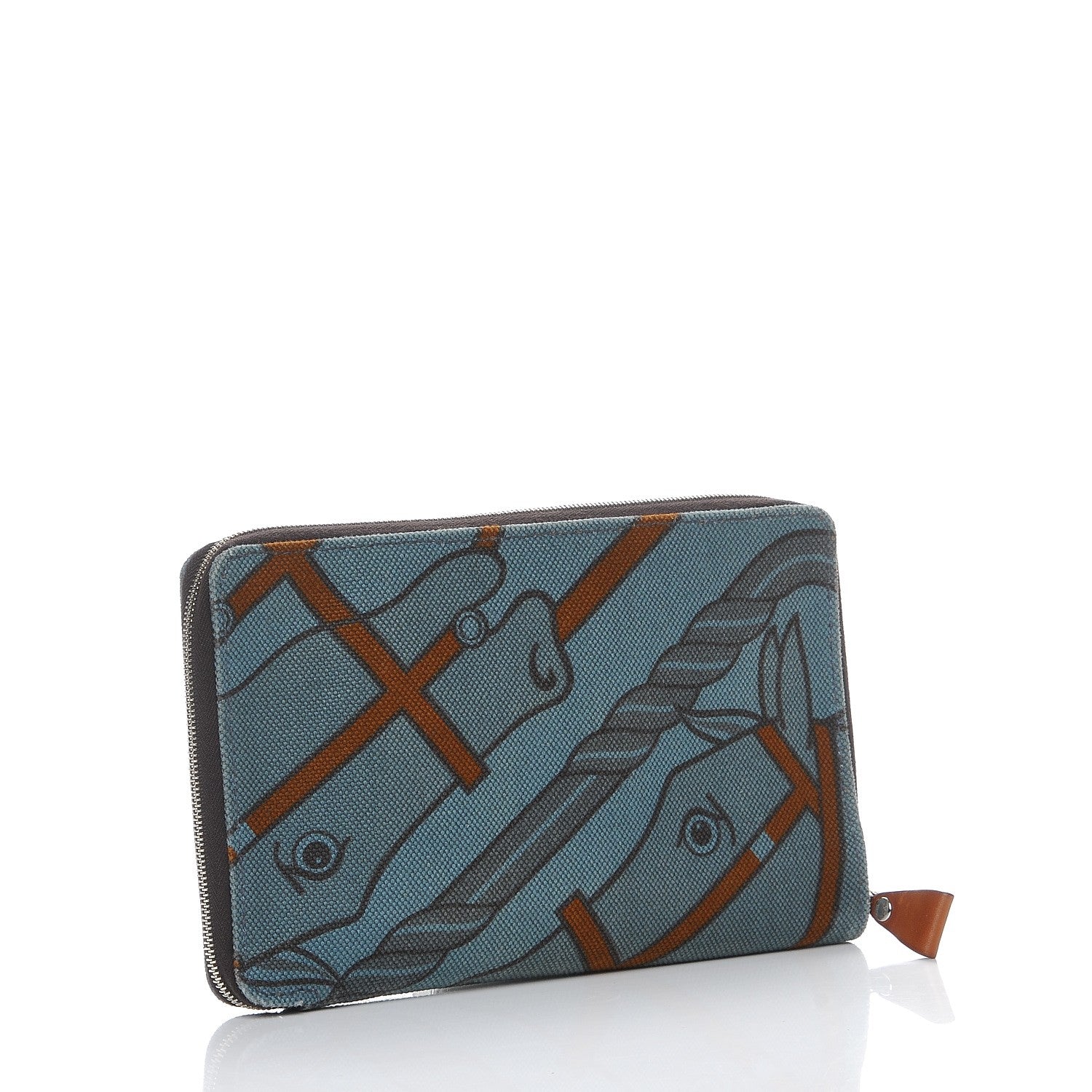 Hermes Toile Steeple GM Wallet 3 of 8