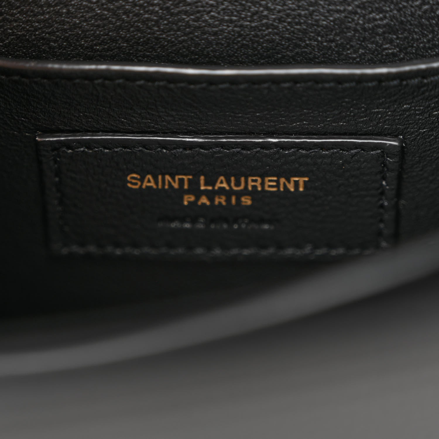 Saint Laurent Grain de Poudre Mini Classic Monogram Cassandra Top Handle Black 6 of 10