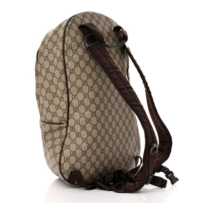 Gucci GG Plus Monogram Interlocking G Medium Backpack Dark Brown 3 of 12