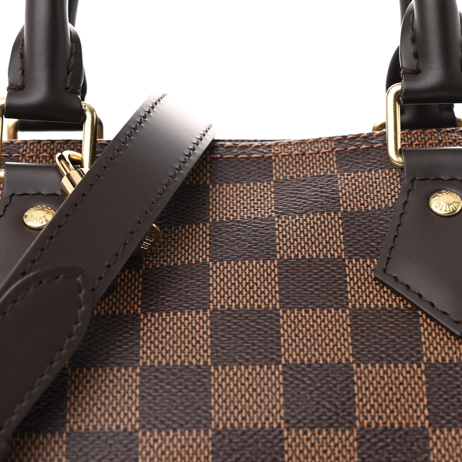 Louis Vuitton Damier Ebene Speedy Bandouliere 25 8 of 10