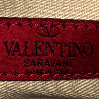 Valentino Garavani Vitello Small Rockstud Double Handle Tote Purple Violet 8 of 10