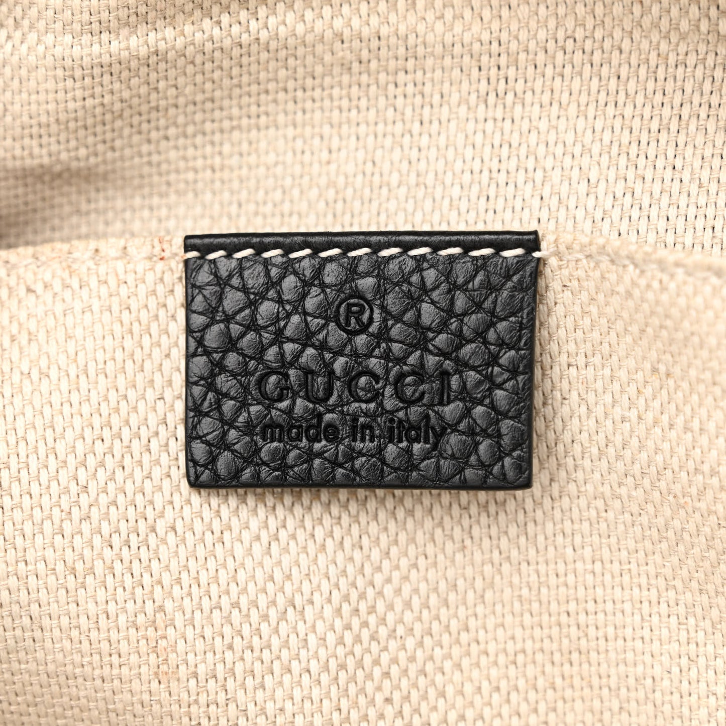 Pebbled Calfskin Small Soho Disco Bag Black