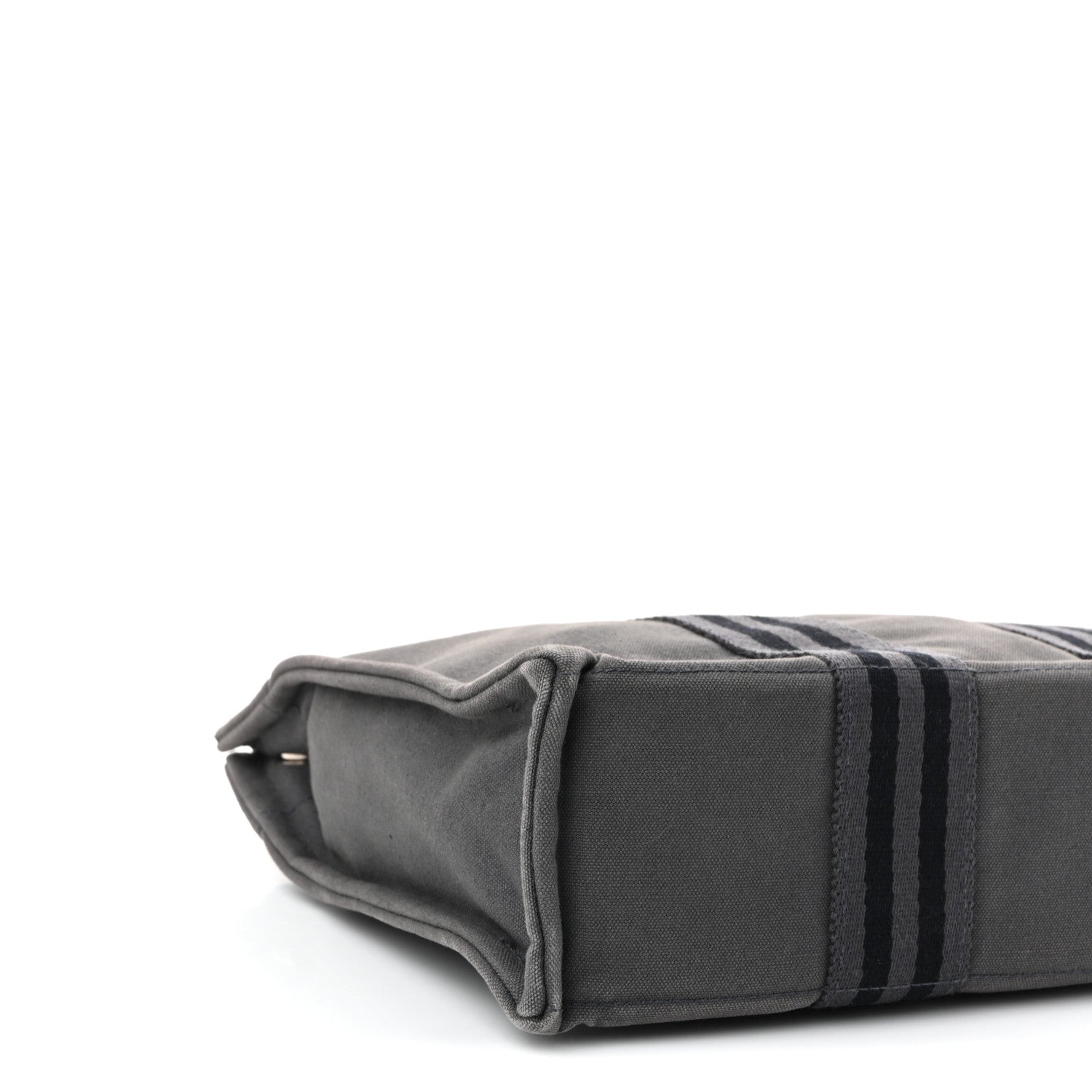 Hermes Canvas Tout Fourre PM Grey 4 of 10