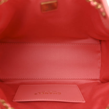 Chanel Suede Quilted Mini Chanel 25 Handbag Pink 5 of 11