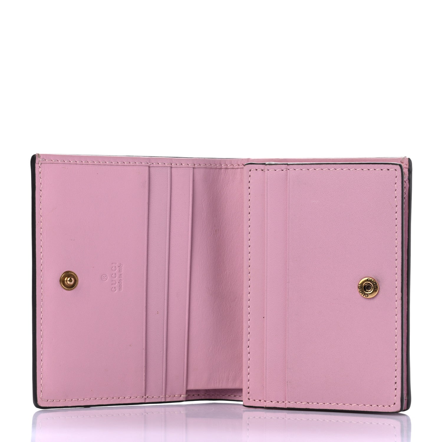 Gucci GG Supreme Monogram Strawberry Card Case 5 of 7