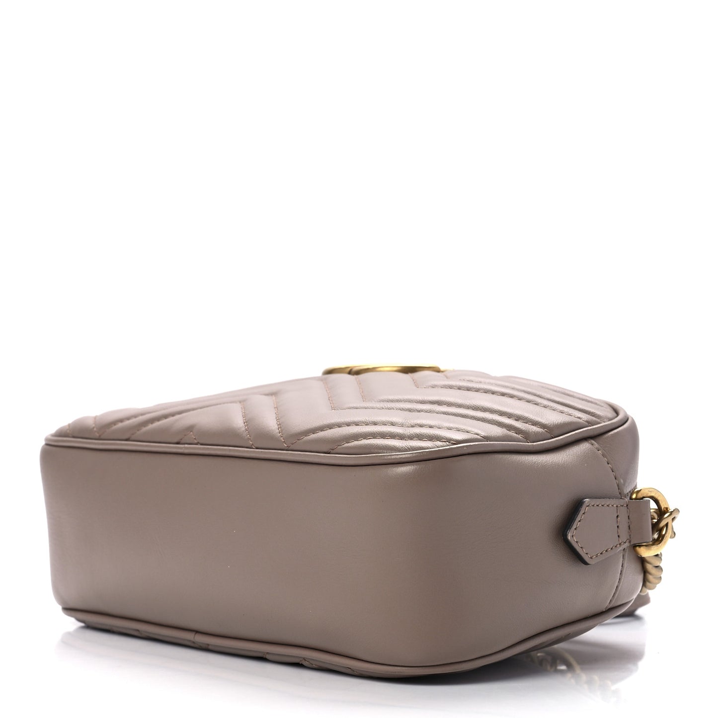 Calfskin Matelasse Small GG Marmont Chain Shoulder Bag Porcelain Rose